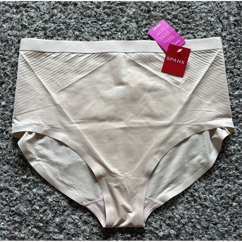 SPANXshape® InvisibleBrief In Champagne Beige Size 1X #10251R NWT New